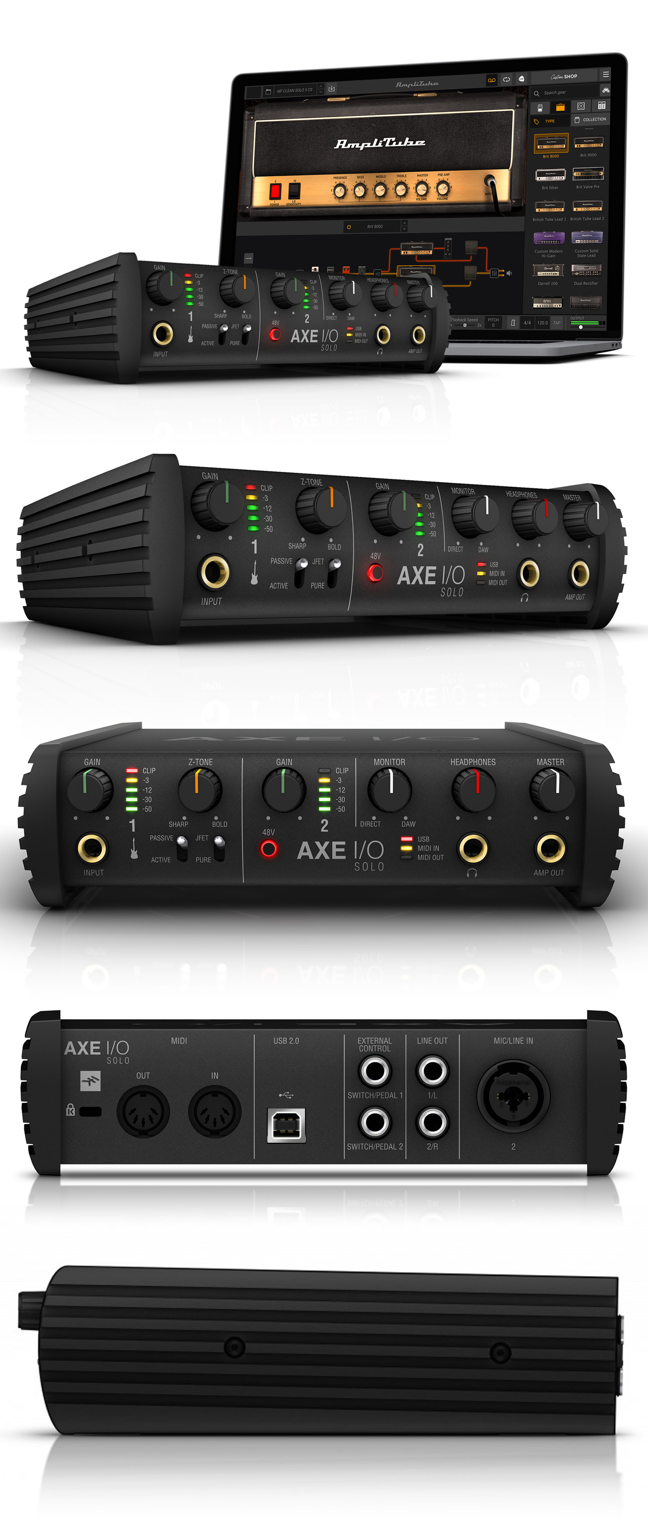 IK Multimedia AXE I/O 錄音介面多功能控制器音效卡